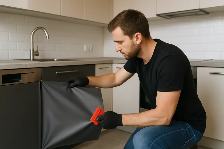 Keuken wrappen in Groningen voor een stijlvolle transformatie